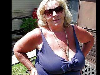 Oma mit großen Titten wichst den Schwanz bis zum Abspritzen